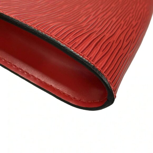 Auth LOUIS VUITTON Pochette Accessoires 21 M52957 Castilian Red Gold Epi - Picture 3 of 11